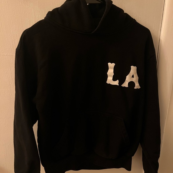 Pacsun Black LA Hoodie - Picture 3 of 6